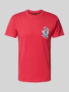 T-shirt met labelprint