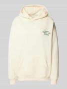 Hoodie met labelprint