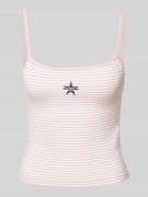 Tanktop met labelstitching
