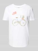 T-shirt met ronde hals