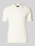 Regular fit poloshirt met korte knoopsluiting