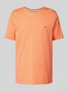 T-shirt met logostitching