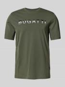 T-shirt met labelprint