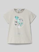 T-shirt met motiefprint