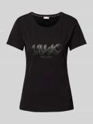 T-shirt met strass-steentjes