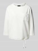 Sweatshirt met 3/4-mouwen