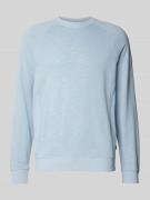 Sweatshirt met labeldetail