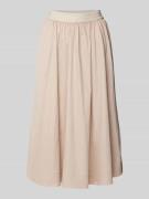 Midirok met elastische band met label