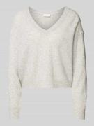 Gebreide pullover met ribboorden, model 'RAXOW'