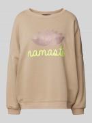 Oversized sweatshirt met ronde hals