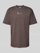 T-shirt met labelstitching