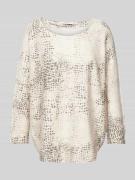 Gebreide pullover met ronde hals