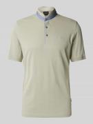 Regular fit poloshirt met opstaande kraag