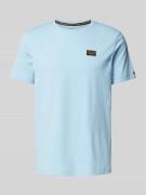 T-shirt met labelpatch