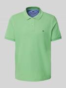 Regular fit poloshirt met logostitching