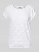 T-shirt met gaatjesmotief