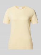 T-shirt met ribboorden