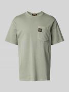 T-shirt met labeldetail