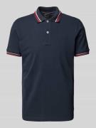 Poloshirt met labelstitching, model 'Piquee'