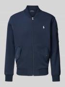 Sweatjack met klepzakken, model 'BOMBER'
