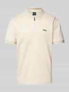Poloshirt met labeldetail, model 'Philix'