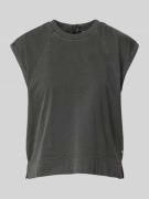 T-shirt met labeldetail