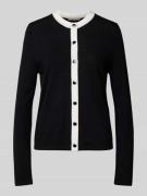 Wollen cardigan met doorknoopsluiting