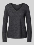 Regular fit gebreide pullover met viscose