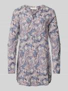 Blouse van viscose met knoopsluiting