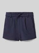 Regular fit bermuda met elastische band, model 'POPTRASH'