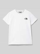 T-shirt met labelprint