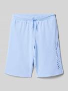 Sweatshorts met logostitching