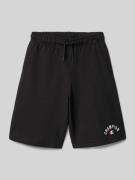 Sweatshorts met logostitching