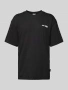 T-shirt met labelprint