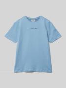 Regular fit T-shirt van puur katoen