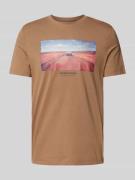 Regular fit T-shirt van puur katoen