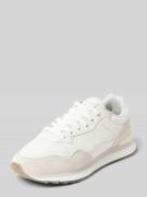 Leren sneakers met labelbadge, model 'CALI'