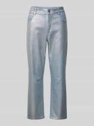 Glanzende regular fit jeans, model 'Darja3'