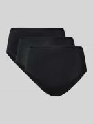 High waist broek met labelprint