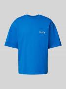 Oversized T-shirt met labelprint