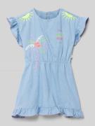 Jurk met statement- en motiefstitching