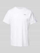 T-shirt met labelprint, model 'OCEAN'