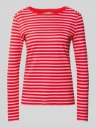 Regular fit shirt met lange mouwen met all-over motief