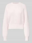 Gebreide pullover met raglanmouwen, model 'Sliper'