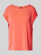 Relaxed fit T-shirt met vaste omslag, model 'MAVA'