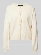 Regular fit gebreid jack van viscosemix, model 'HOLLYKARIS'