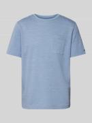Regular fit T-shirt van katoenmix