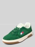 Lage sneakers van suède