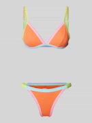 Bikiniset met structuurmotief, model 'TANEOFIABA SANTACOLOR'