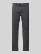 Regular fit chino met steekzakken, model 'LUPUS'